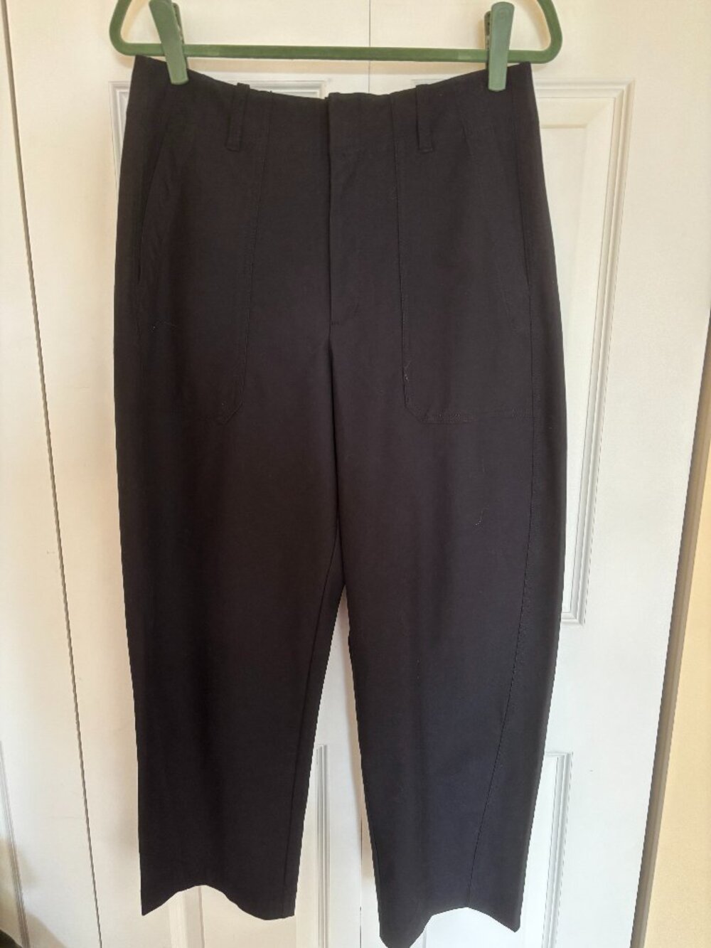 Athleta NWOT Skyline High Rise Barrel Leg Pant –BLACK SIZE 12